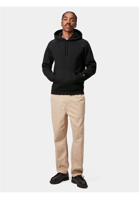 chase hooded sweatshirt man black CARHARTT WIP | I03366100F.XX